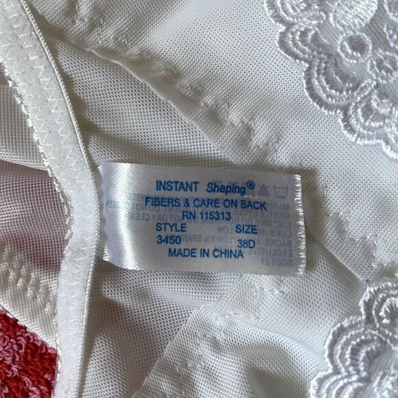 Dolce Vita Intimates White Instant Shaping Wireless Bodysuit 38D - Picture 4 of 6